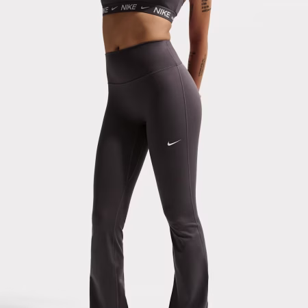 Nike One Womens High-Waisted Flared Leggings
