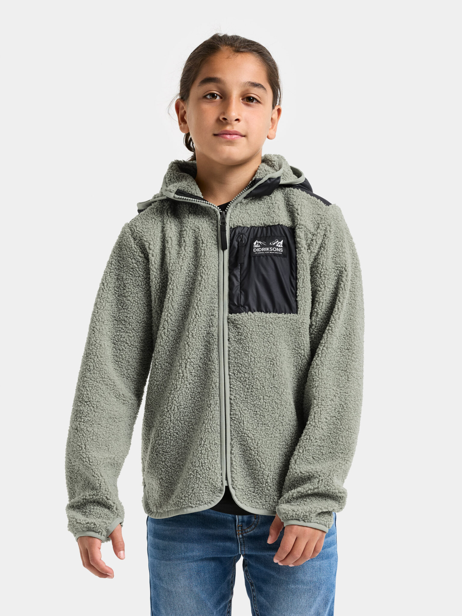 Didriksons EXA KIDS FZ 3 WILDED LEAF 120-170