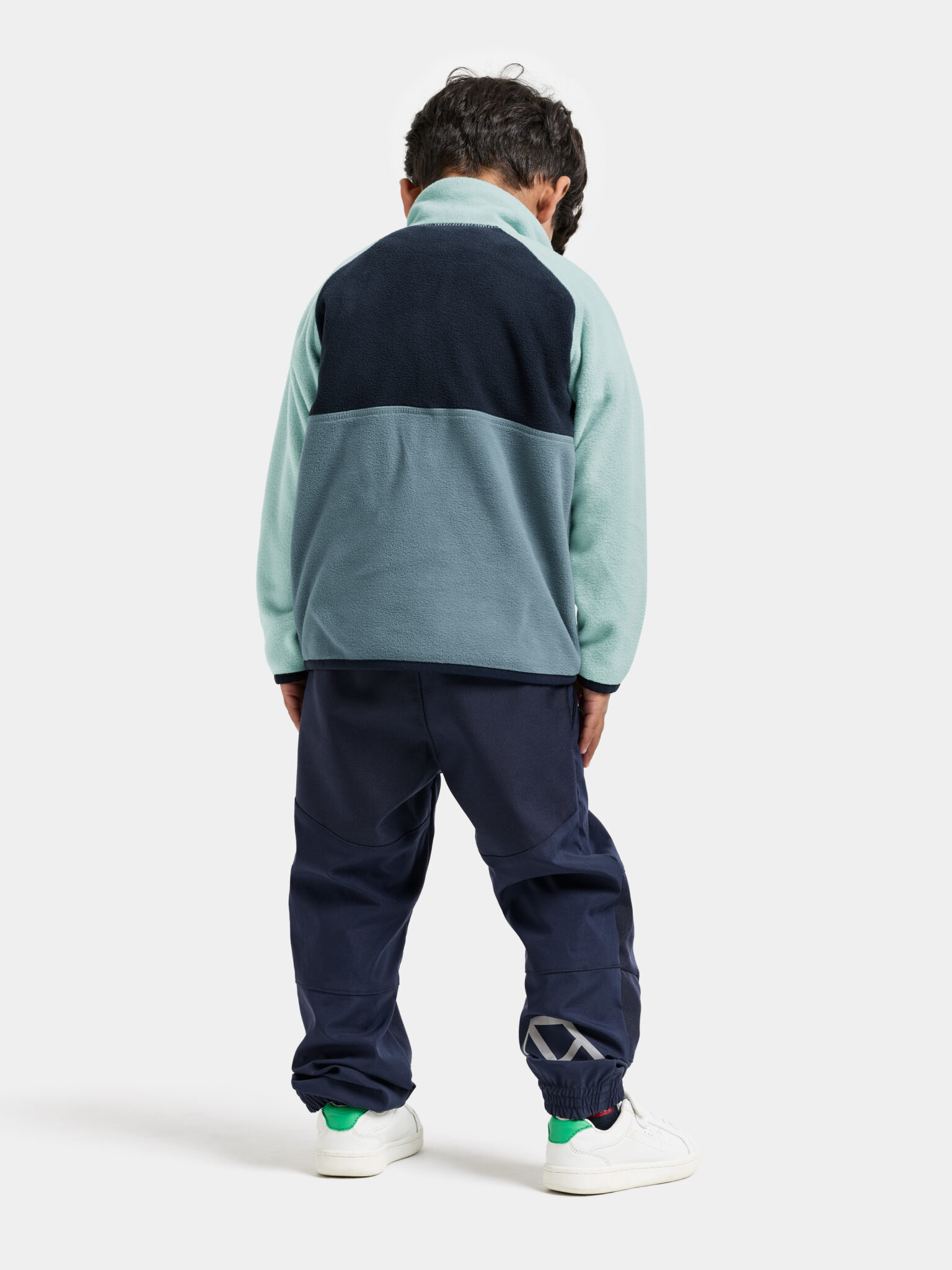 Didriksons flíspeysa - MONTE KIDS HALF BU 5 FACTORY BLUE - Image 8