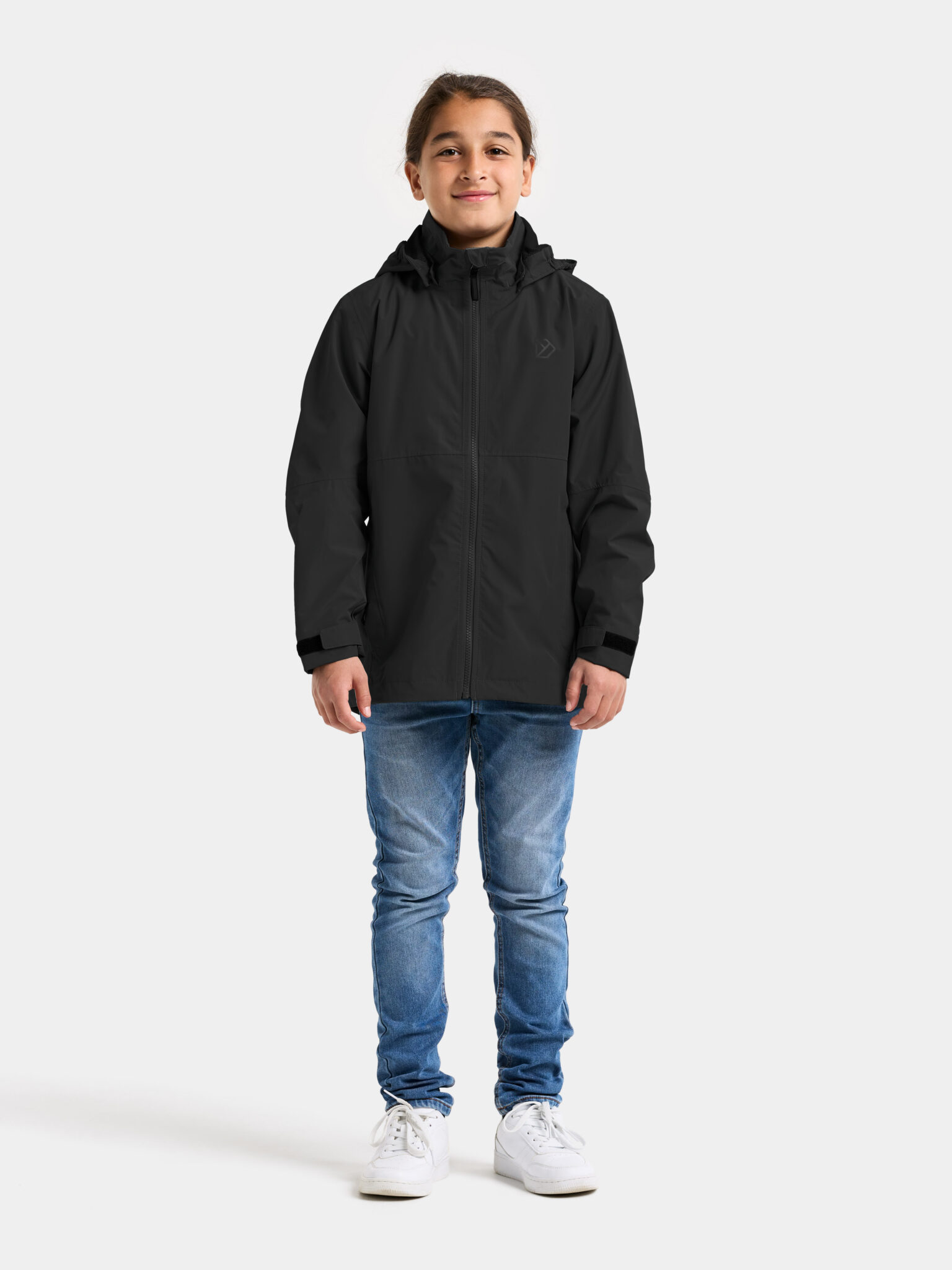 Didriksons regn-vindjakki barna - PIKO KIDS JKT 9 BLACK 120-170 - Image 4