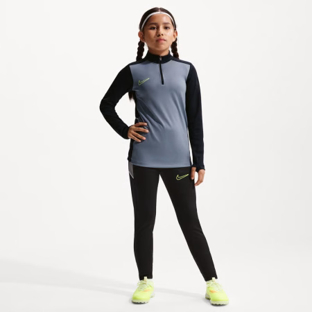 Nike Academy Older Kids Dri-FIT Long-Sleeve 1/4-Zip Football Drill Top Black Ash peysa