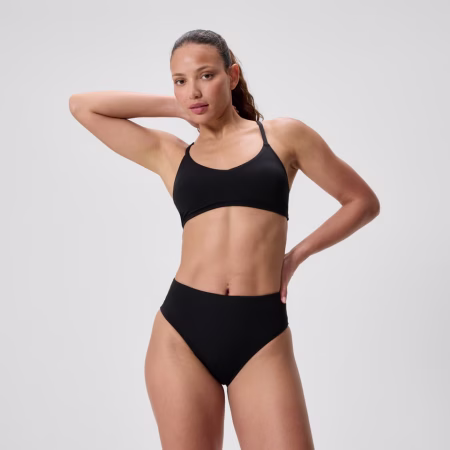 Speedo SOLID CHEEKY HIGH WAIST BIKINI