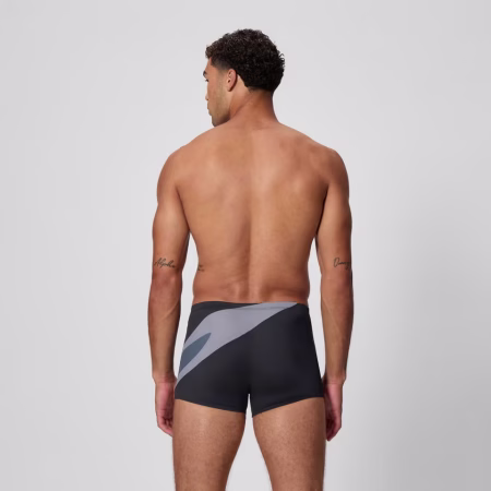 Speedo sundskýla herra - Mens Hyperboom Aquashort Black/Grey