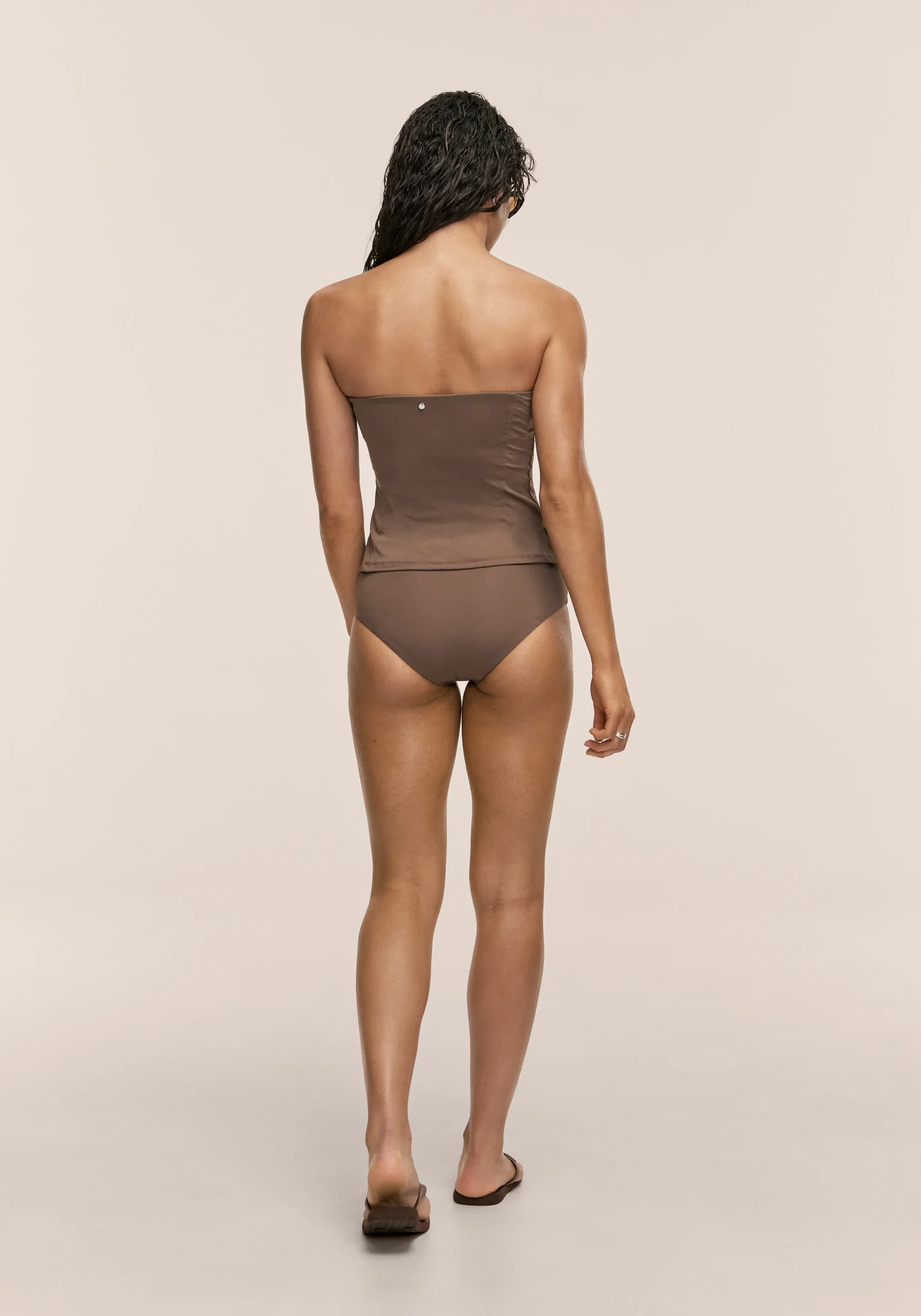 CASALL HIGH WAIST BIKINI HIPSTER - WARM KHAKI - Image 5
