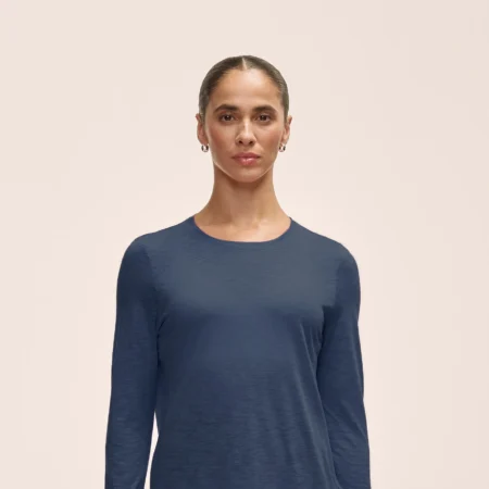 CASALL SOFT TEXTURE LONG SLEEVE CORE BLUE