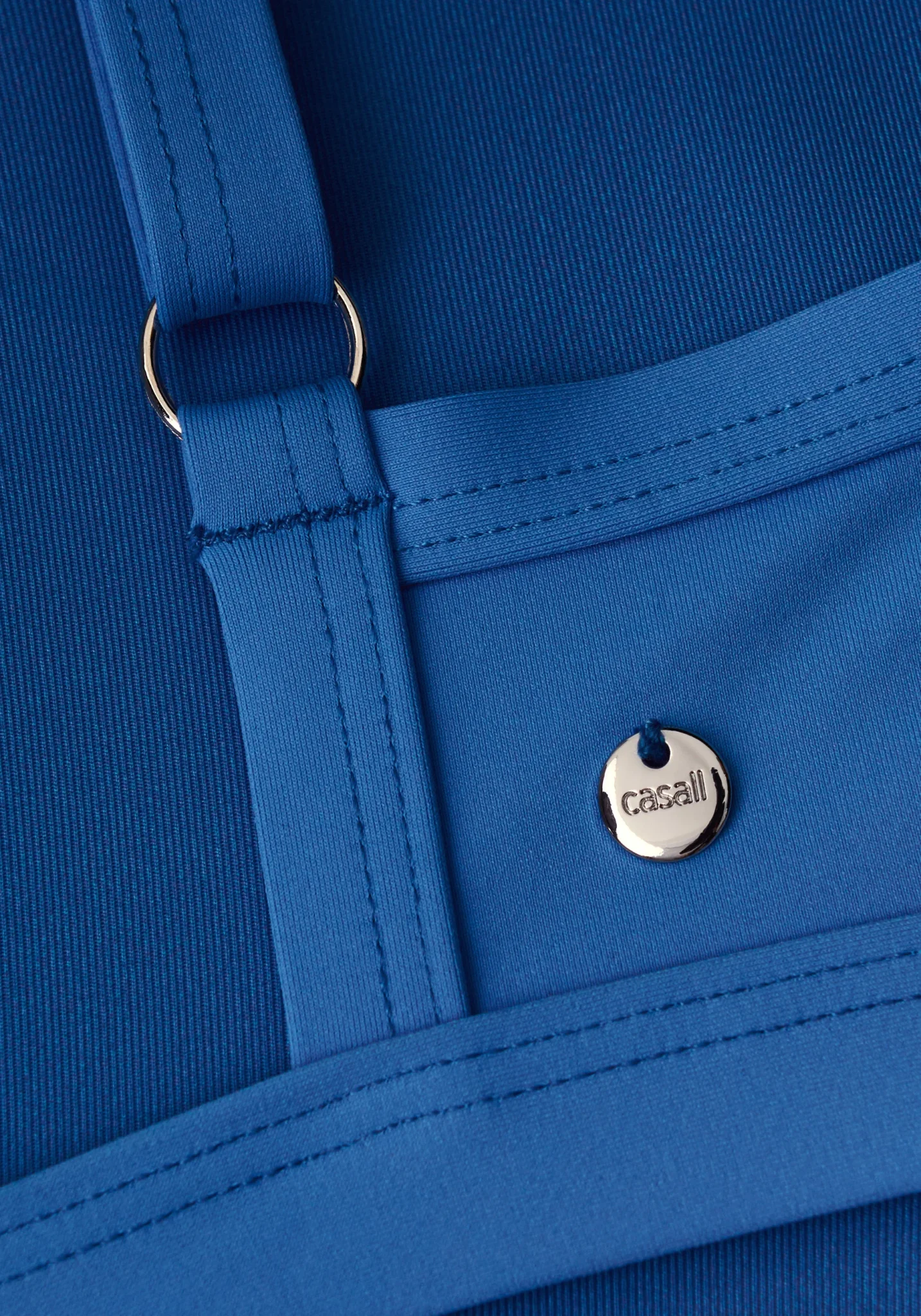 CASALL OVERLAP BIKINI TOP BLUE TEEL - Image 5