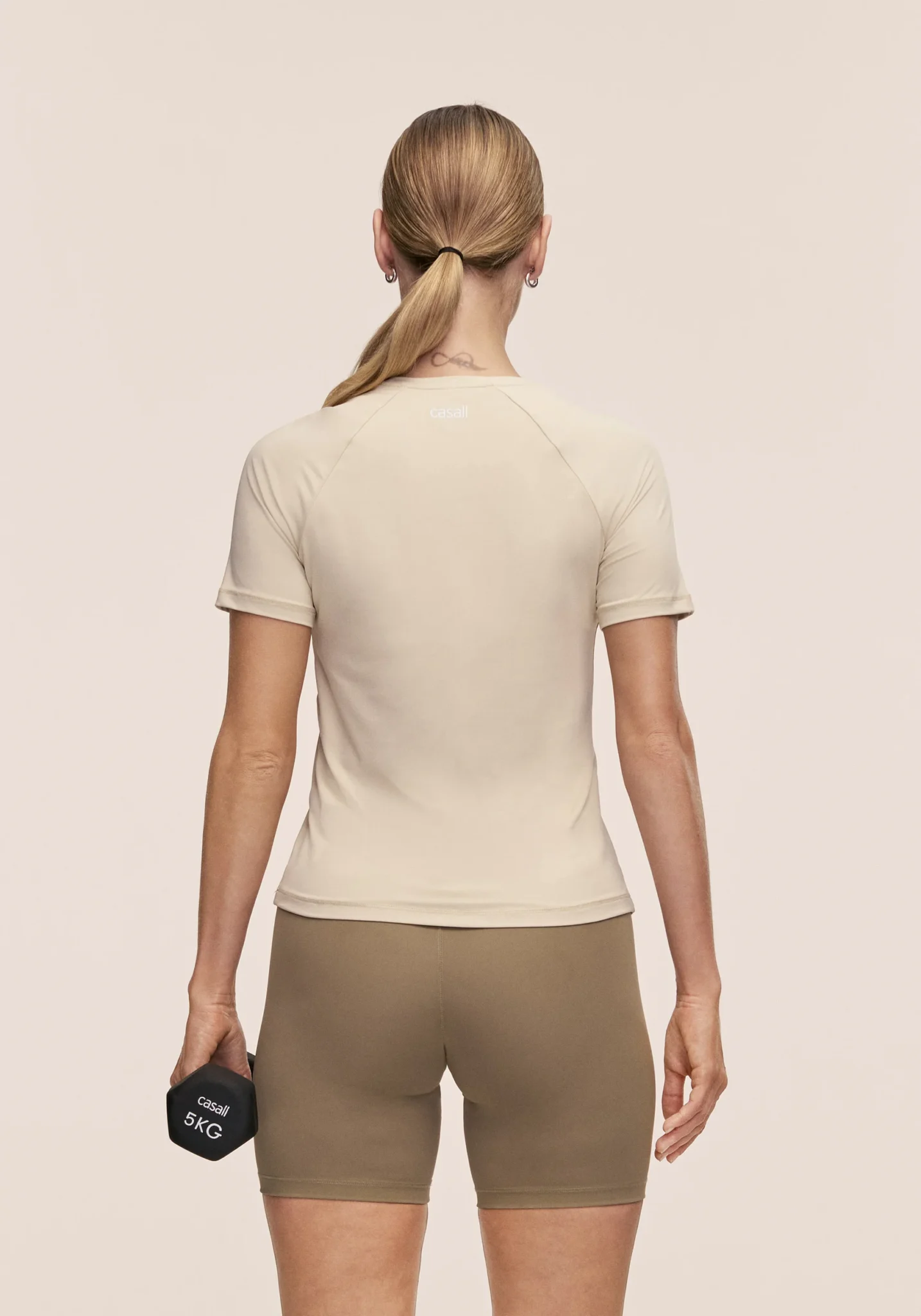 CASALL ESSENTIAL TEE ECRU - Image 3