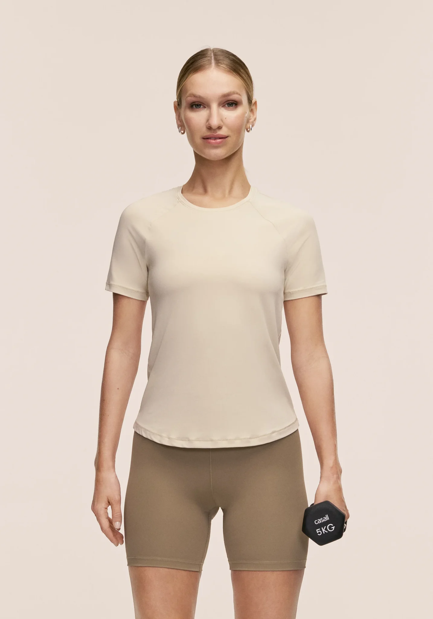 CASALL ESSENTIAL TEE ECRU