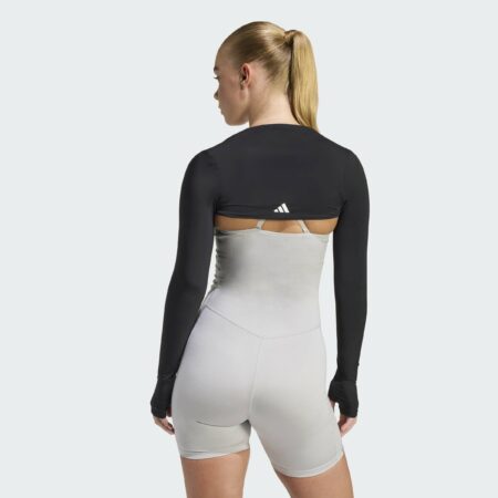 Adidas PrimeLift Essentials Workout Contour Shrug - Svartar Ermar Dömu
