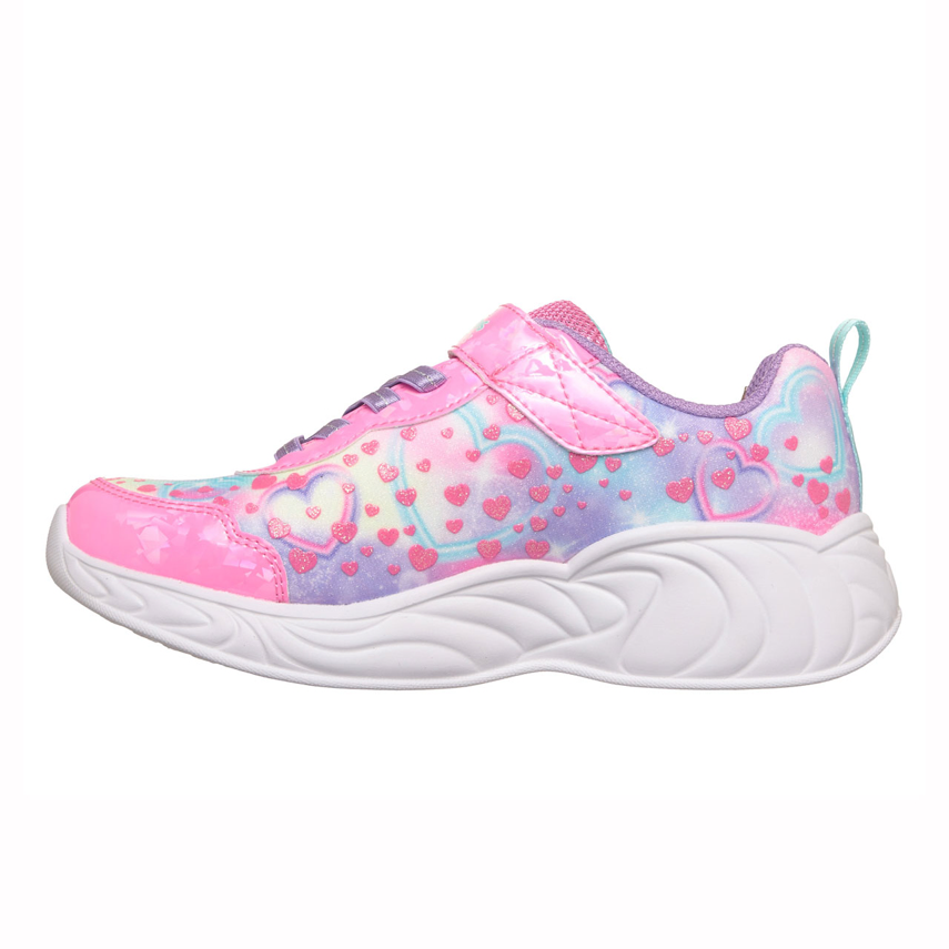 Skechers Unicorn Dreams - Heart Sparkles Ljósaskór - Image 5