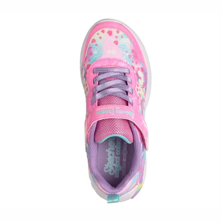 Skechers Unicorn Dreams - Heart Sparkles Ljósaskór - Image 6