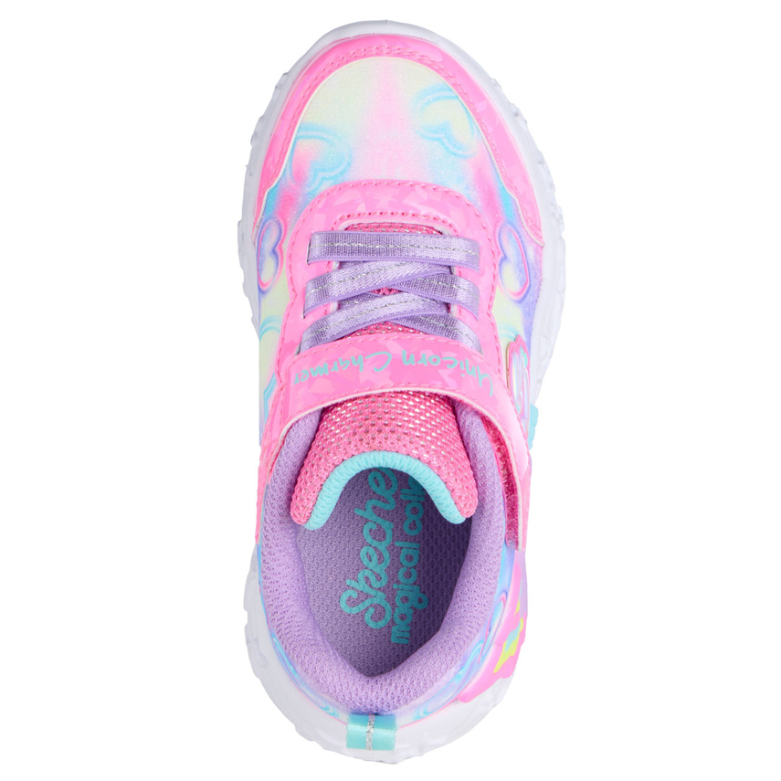 Skechers Unicorn Charmer - Lil Heart Sparkles Ljósaskór Toddler - Image 6