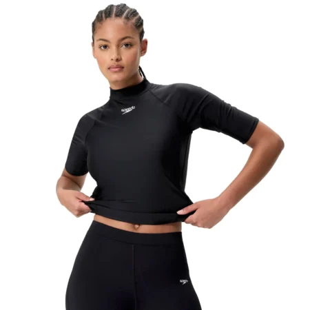 Speedo Womens Endurance+ Swim Short - Black