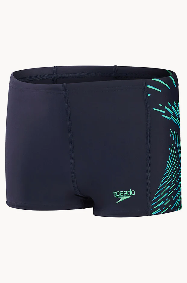 Speedo sundskýla barna JM-PLACEMENT AQUASHORT-Navy green
