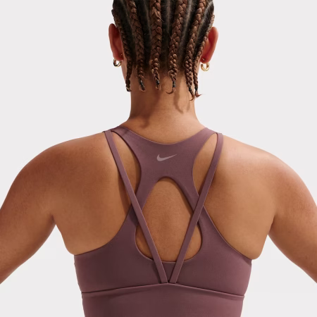 Nike Zenvy Womens Light-Support Padded Longline Sports Bra