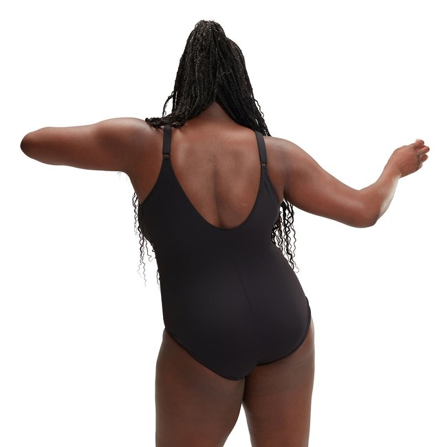 Womens Plus Shaping AquaNite One Piece Black - Image 5