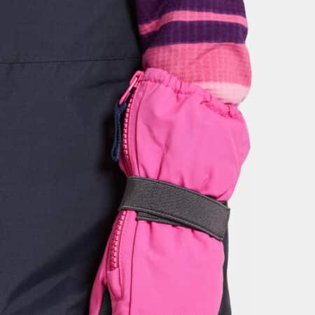 Didriksons Biggles Zip Mitten Barnavettlingar Bleikir