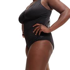 Womens Plus Shaping AquaNite One Piece Black - Image 7