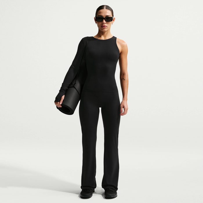 Nike Zenvy Womens High-Waisted Flared Leggings with No Front Seam