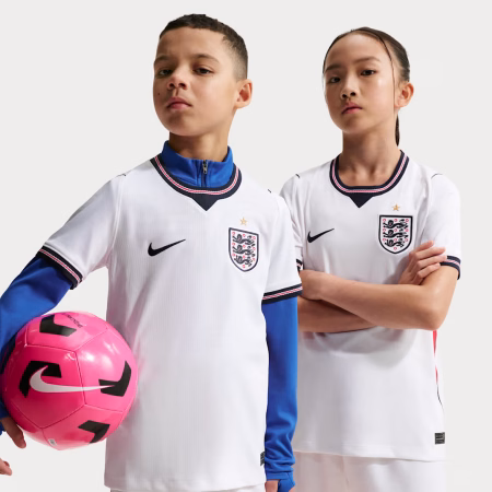 Nike England 2026 Stadium Home Big Kids Jersey