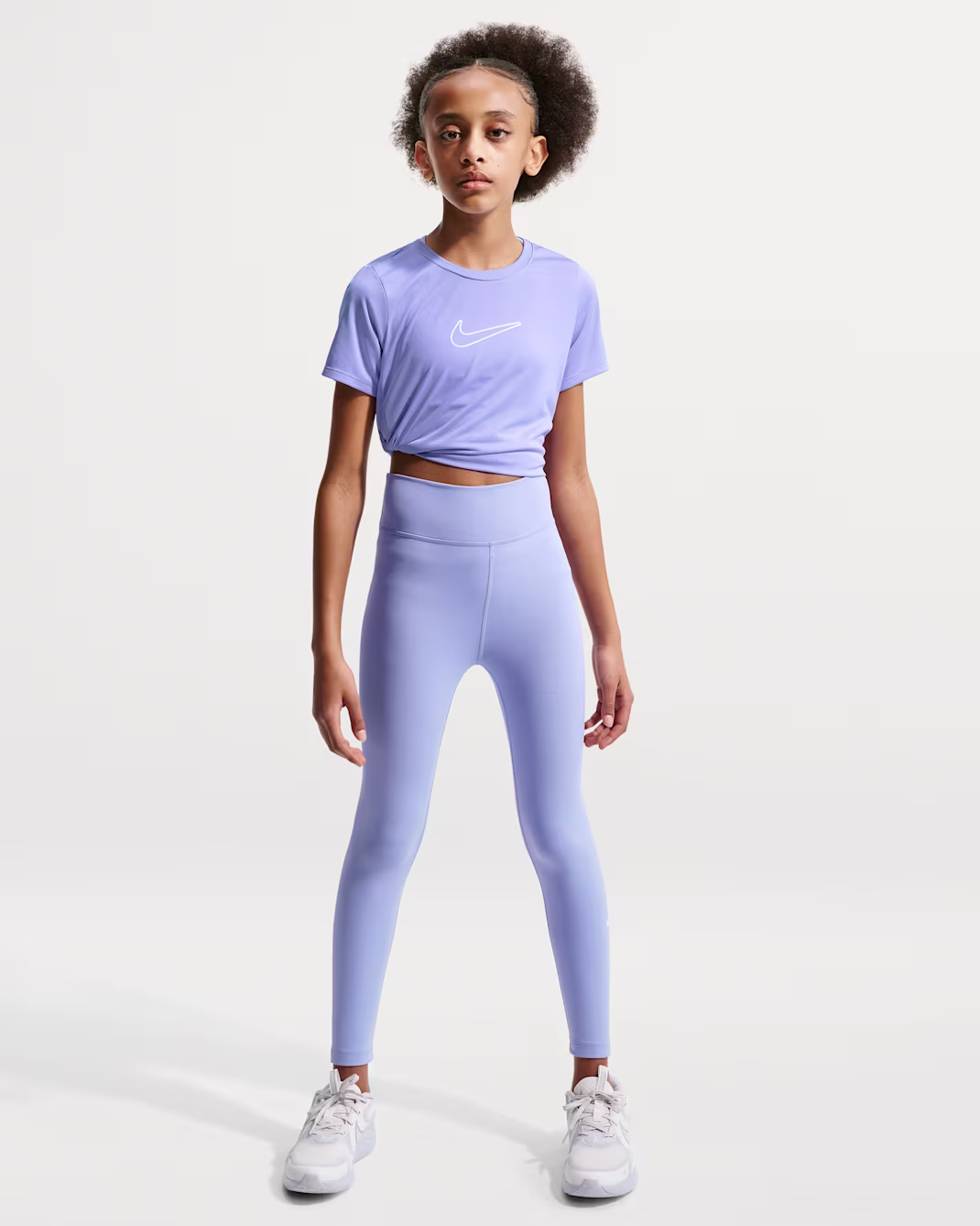 Nike One Older Kids' (Girls') Dri-FIT High-Waisted Leggings - Image 2