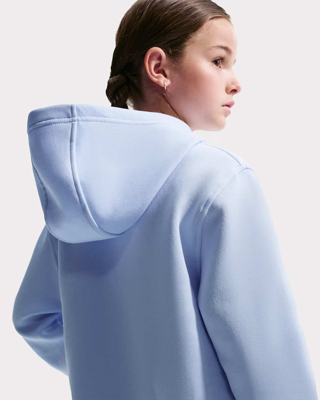 Nike Older Kids Club Hoodie - Blue - Image 2