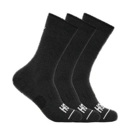 Hoka Crew Run Sock 3-Pack U sokkar svartir