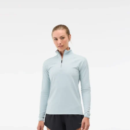Hoka Glidetech Quarter Zip W Mineral Blue