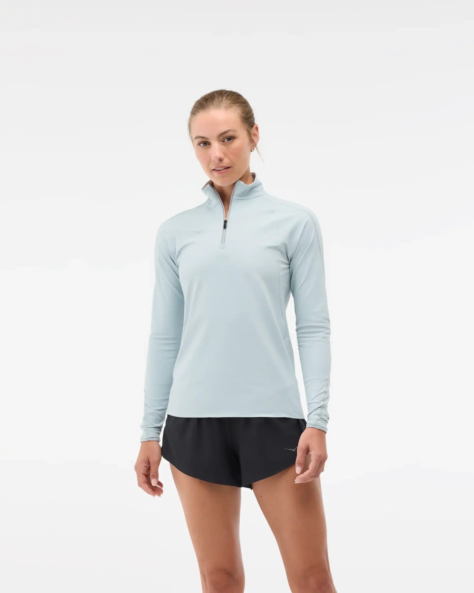 Hoka Glidetech Quarter Zip W Mineral Blue