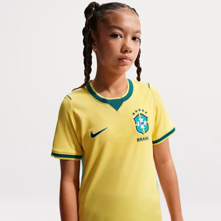 Brazil National Team 2026 Stadium Home Nike. Barnastærð
