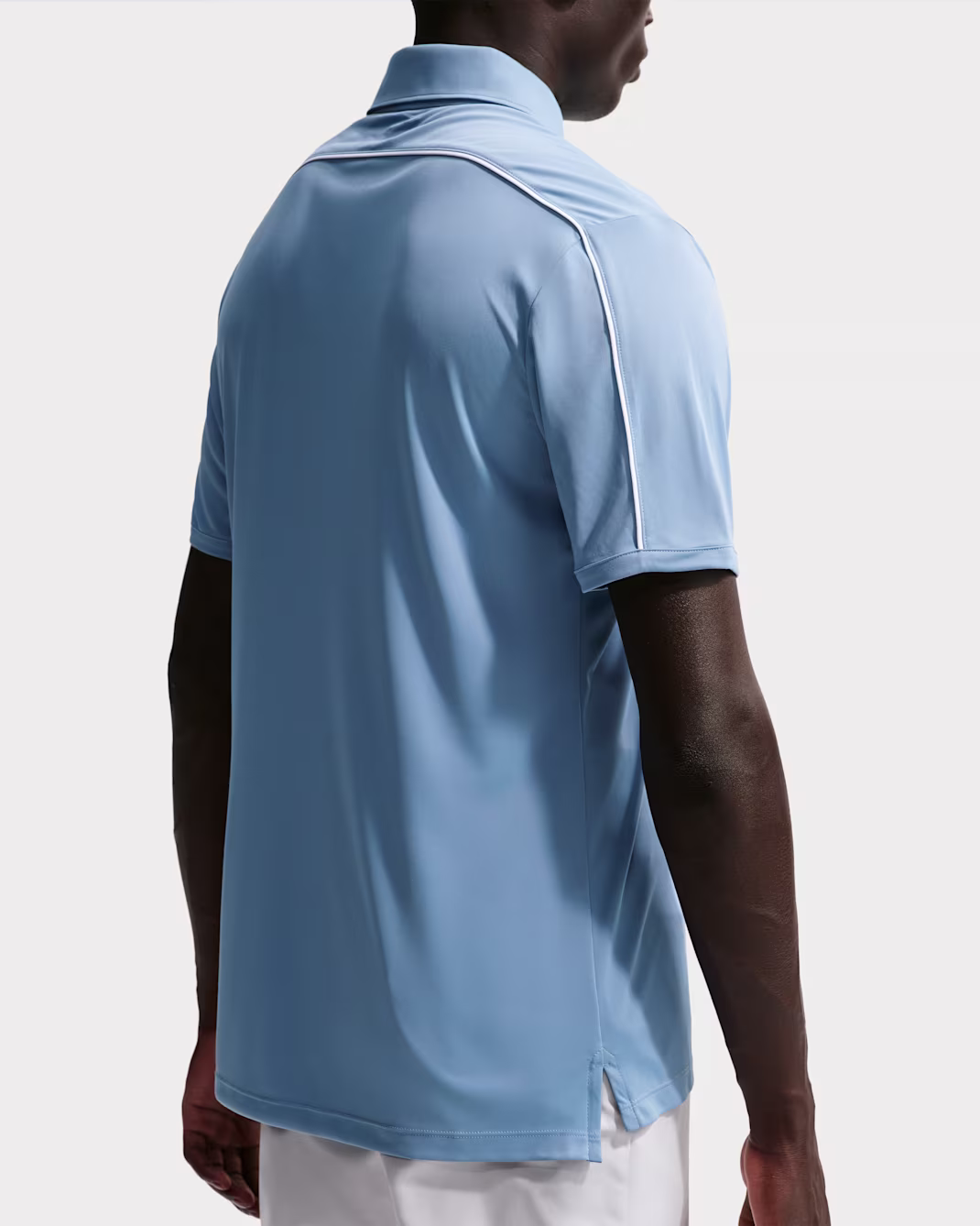 NIKE GOLF MENS POLO SHIRT BLUE - Image 4