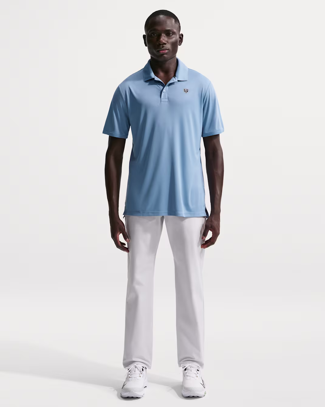 NIKE GOLF MENS POLO SHIRT BLUE - Image 2