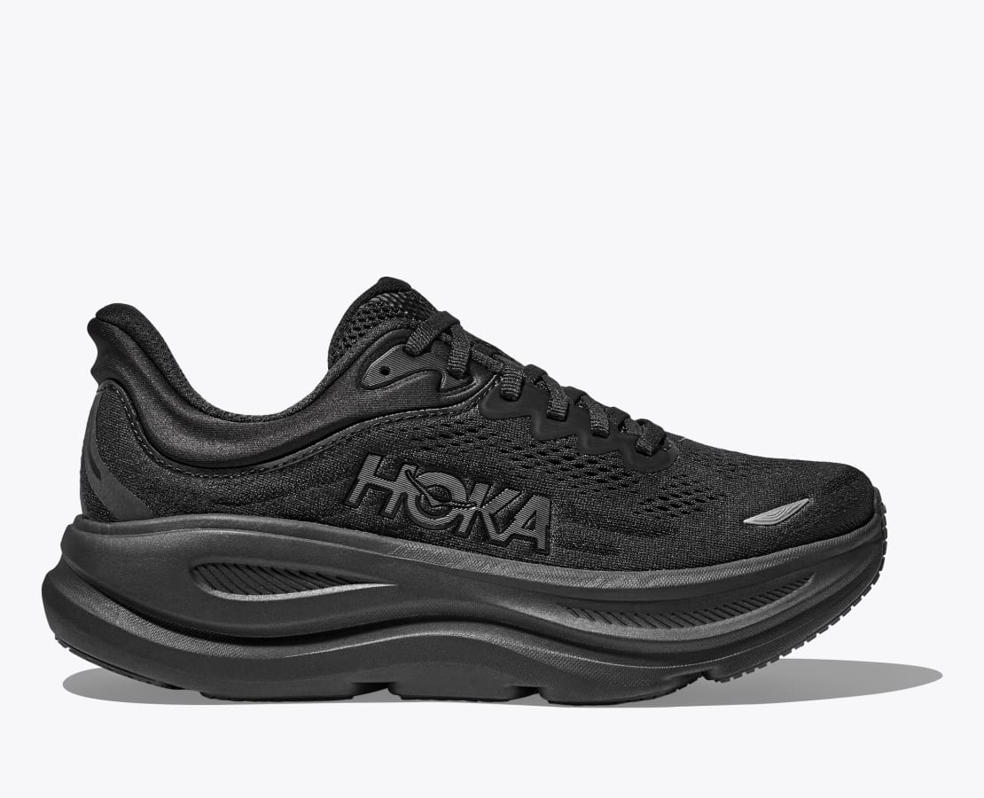 HOKA BONDI 9 WIDE SVARTUR