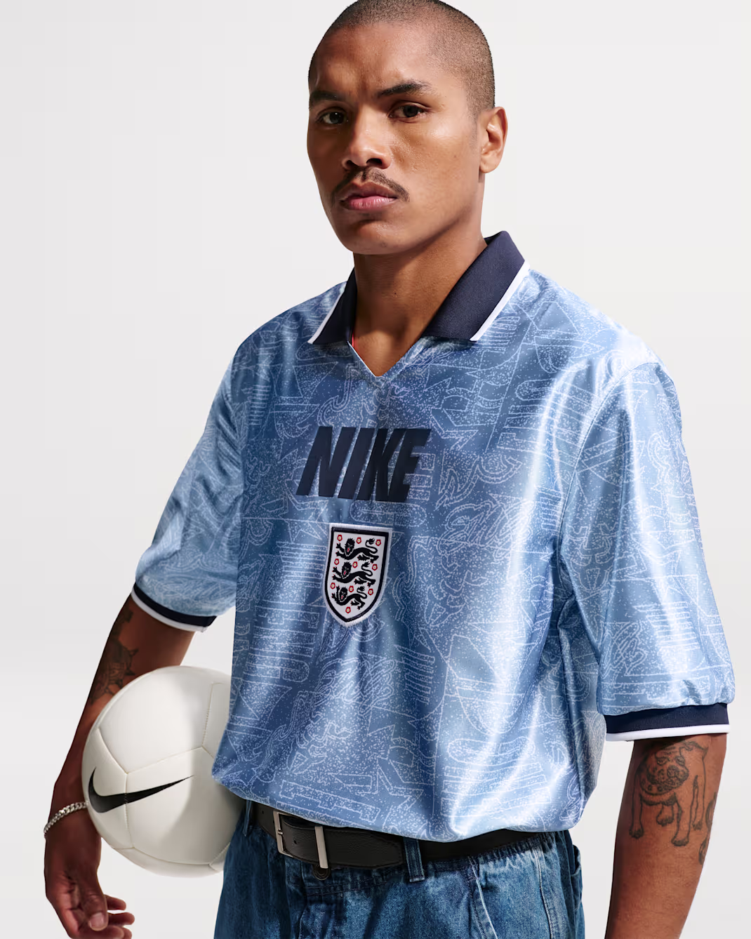 England Energy Mens Nike Dri-FIT Short-Sleeve Soccer Top