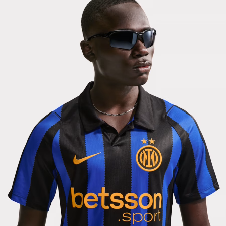 Inter Milan 2026/27 Stadium Home Mens Nike Dri-FIT Soccer Replica Jersey