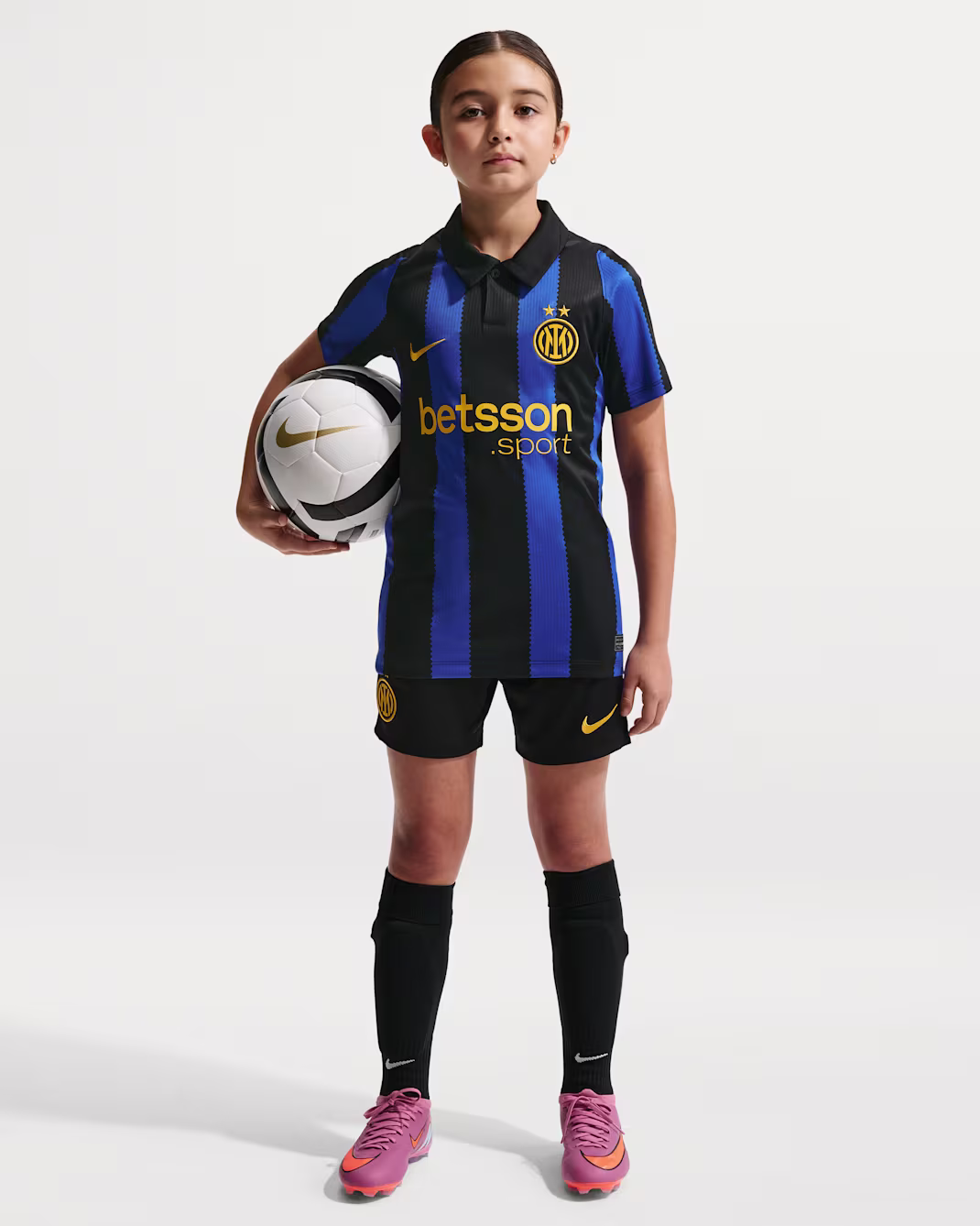 Inter Milan 2026/27 Stadium Home Big Kids Nike Dri-FIT Soccer Replica Jersey - Image 6