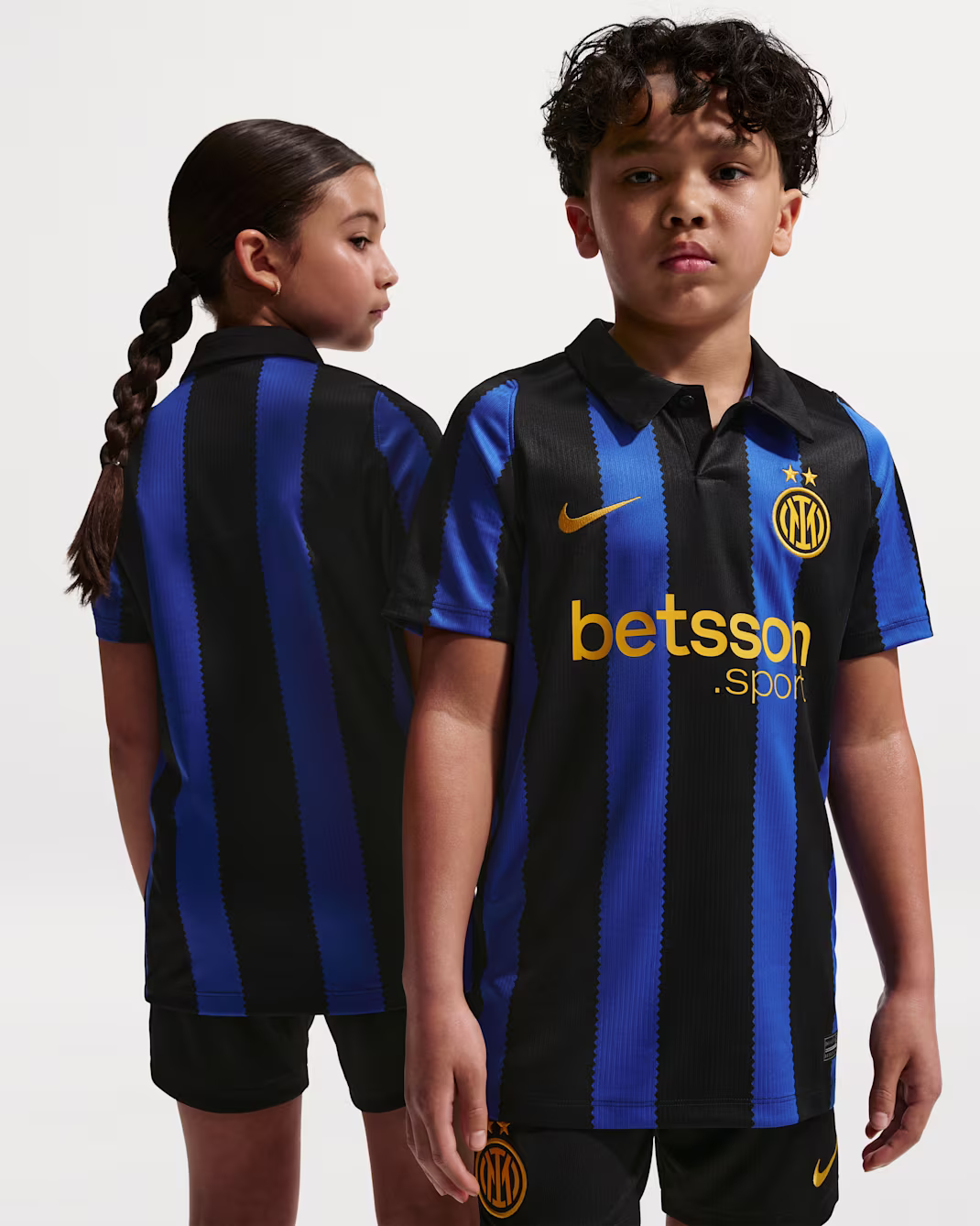 Inter Milan 2026/27 Stadium Home Big Kids Nike Dri-FIT Soccer Replica Jersey - Image 3