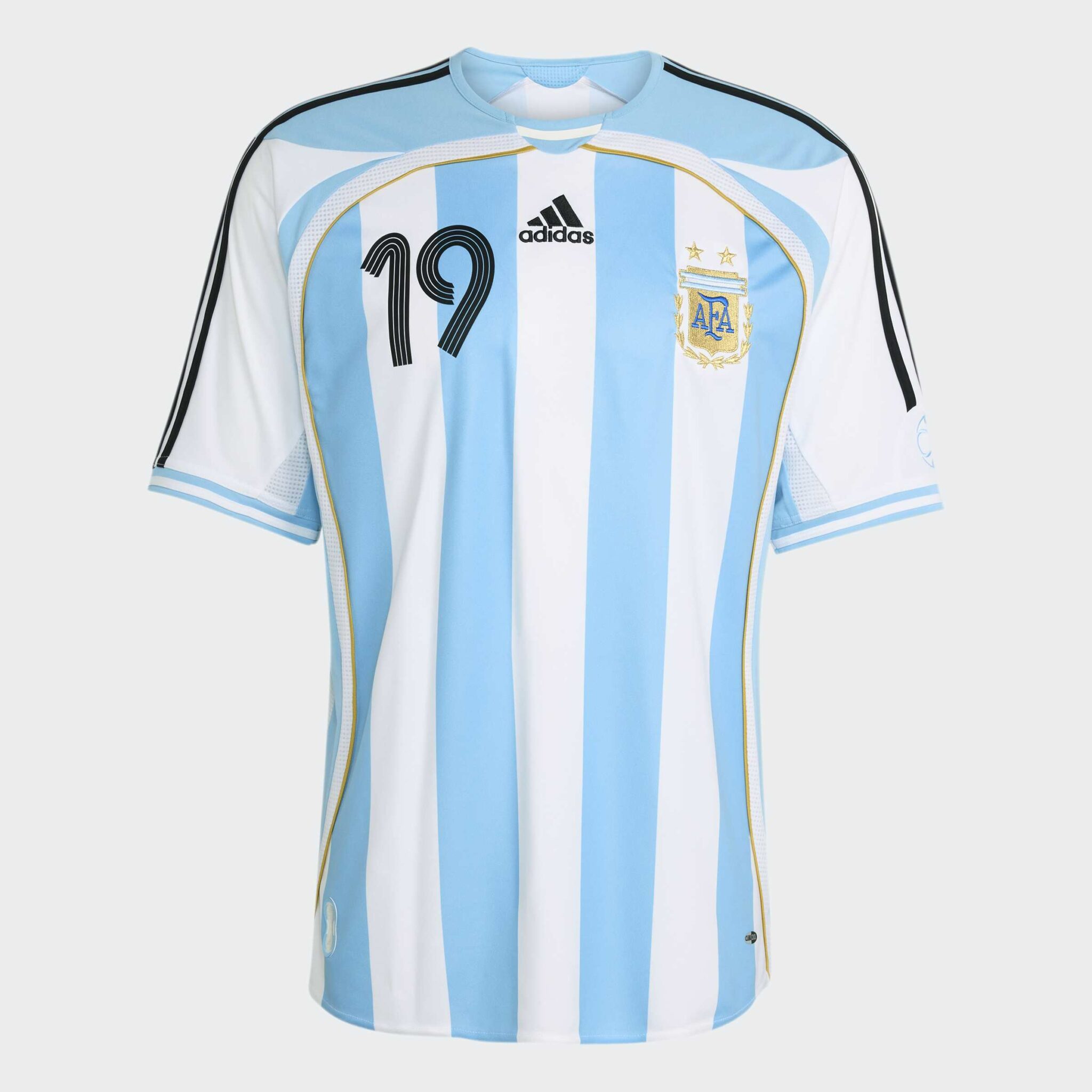 ADIDAS ORIGINAL Argentina Home Jersey WorldCup 2006 Messi white - Image 11