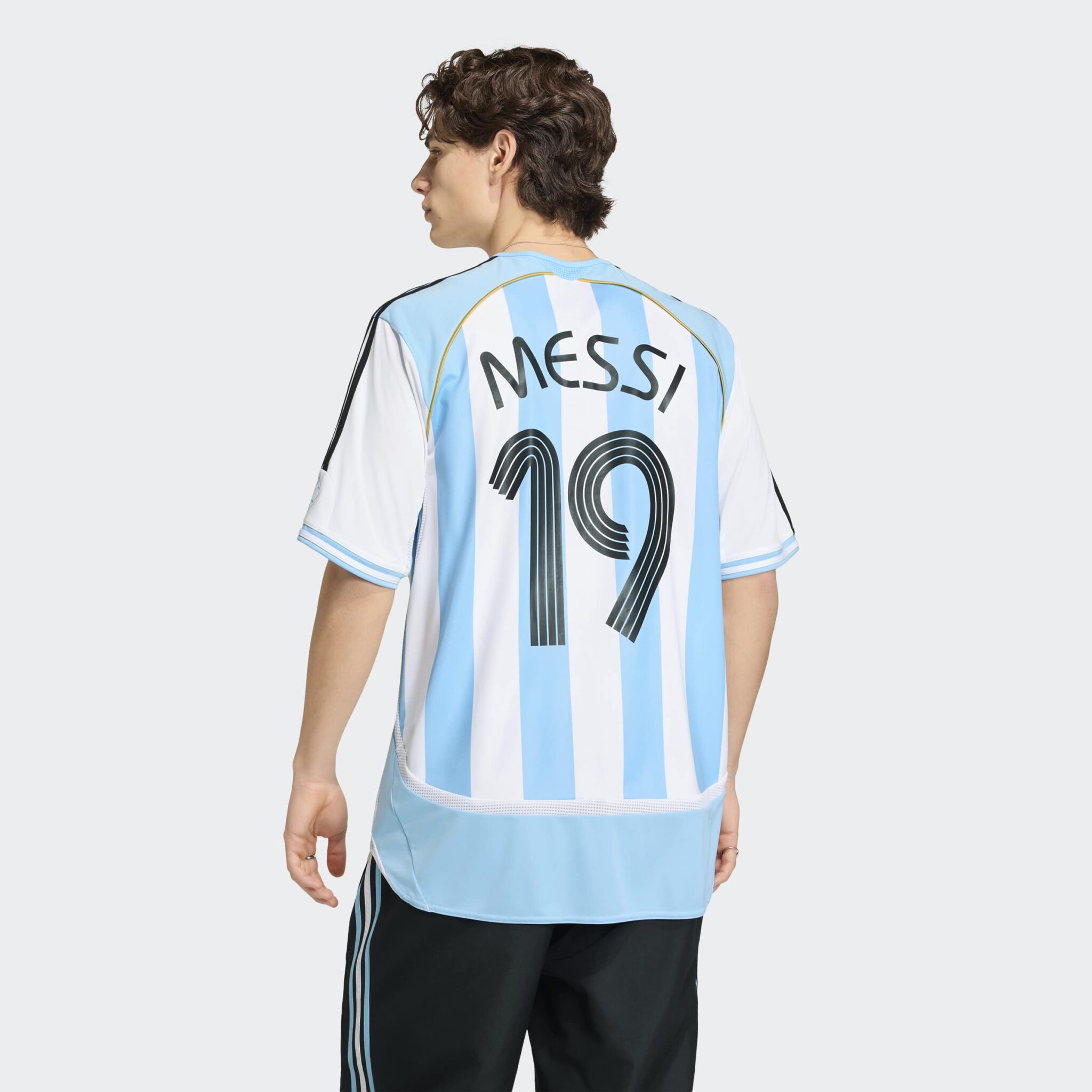 ADIDAS ORIGINAL Argentina Home Jersey WorldCup 2006 Messi white - Image 7
