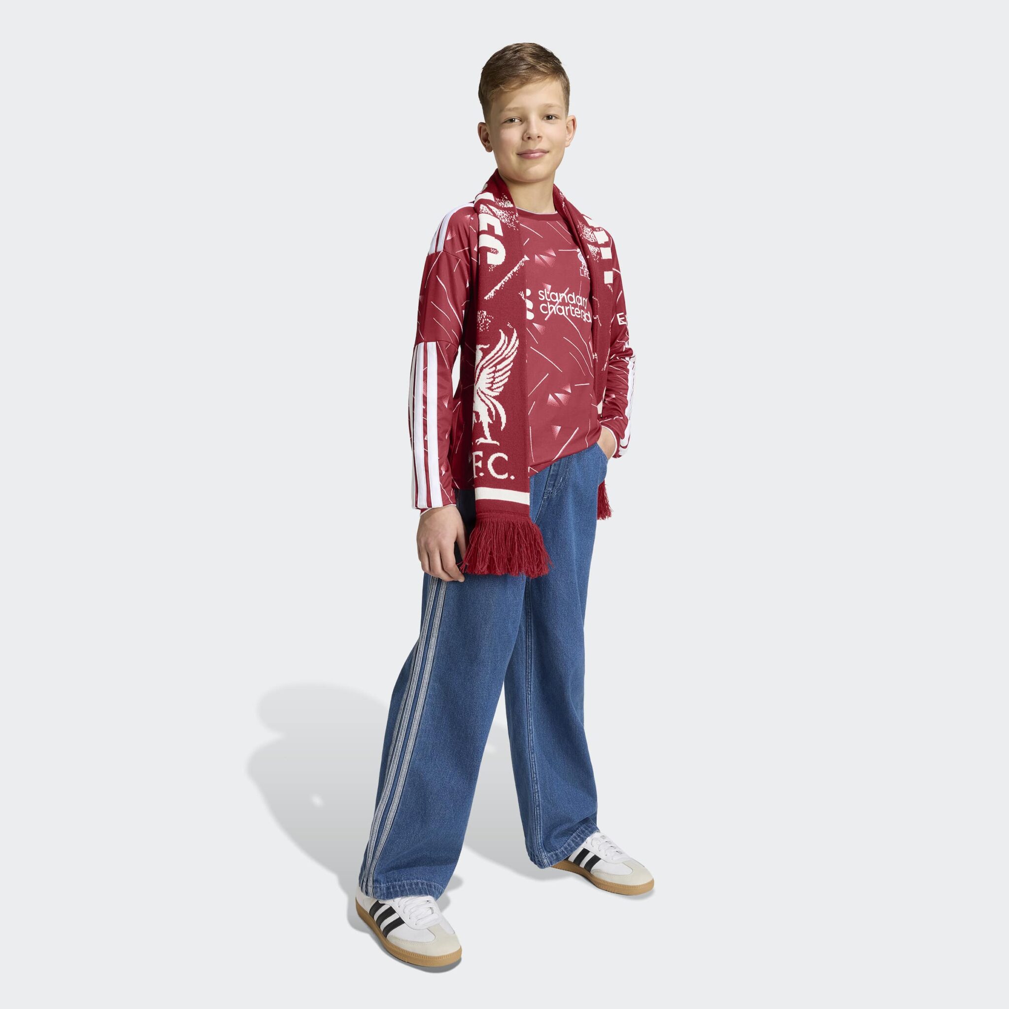 Adidas LIVERPOOL FC 26/27 HOME JERSEY KIDS LONGSLEEVE - Image 9