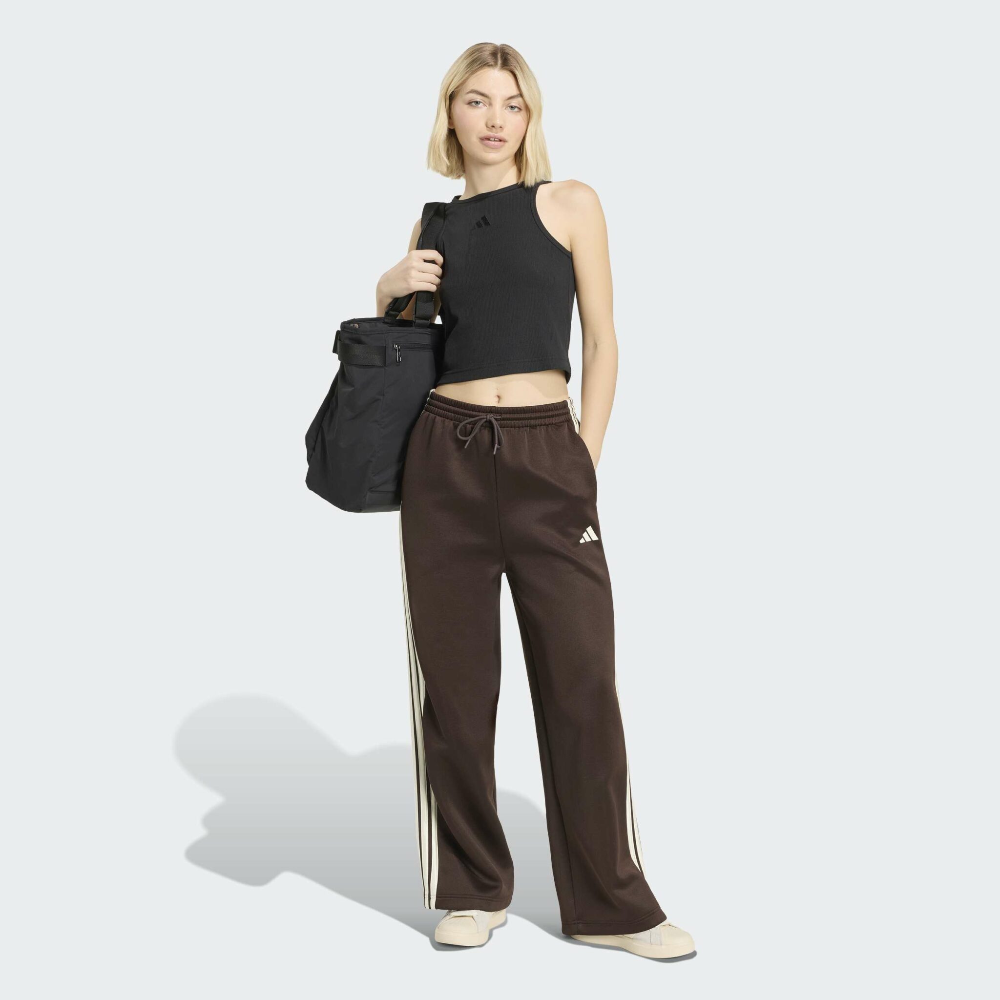 ADIDAS THREE STRIPES STADIUM WOMENS PANTS - Image 2