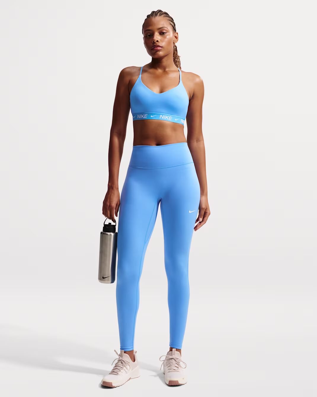Nike Indy Light Support Sports Bra - University Blue - Image 5
