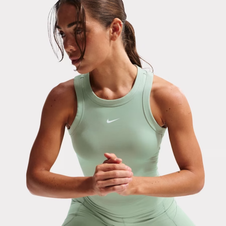 Nike One Fitted Womens Dri-FIT Cropped Tank Top
