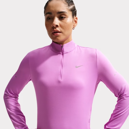 Nike wmns Swift Dri-FIT UV 1/4-Zip long-sleeve running shirt