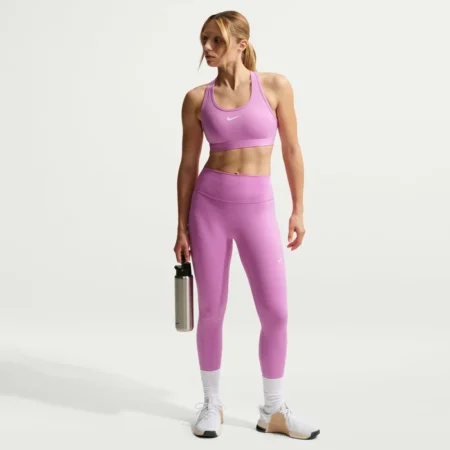 Nike Swoosh Medium Support Padded Sport bleikur