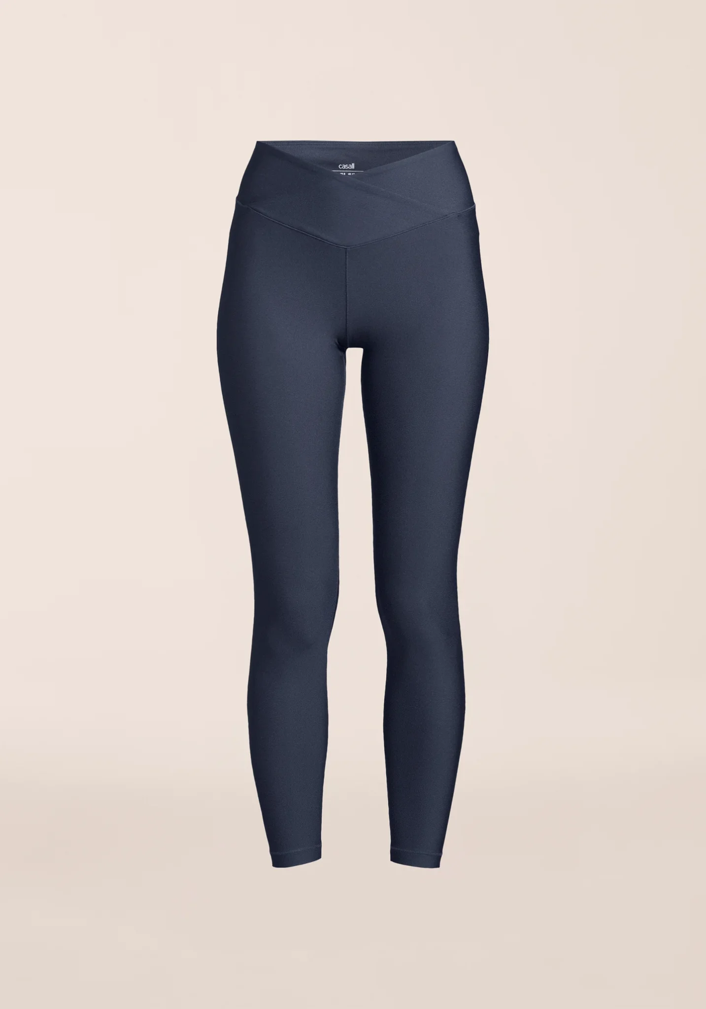 Casall Overlap High Waist Tights Core Blue