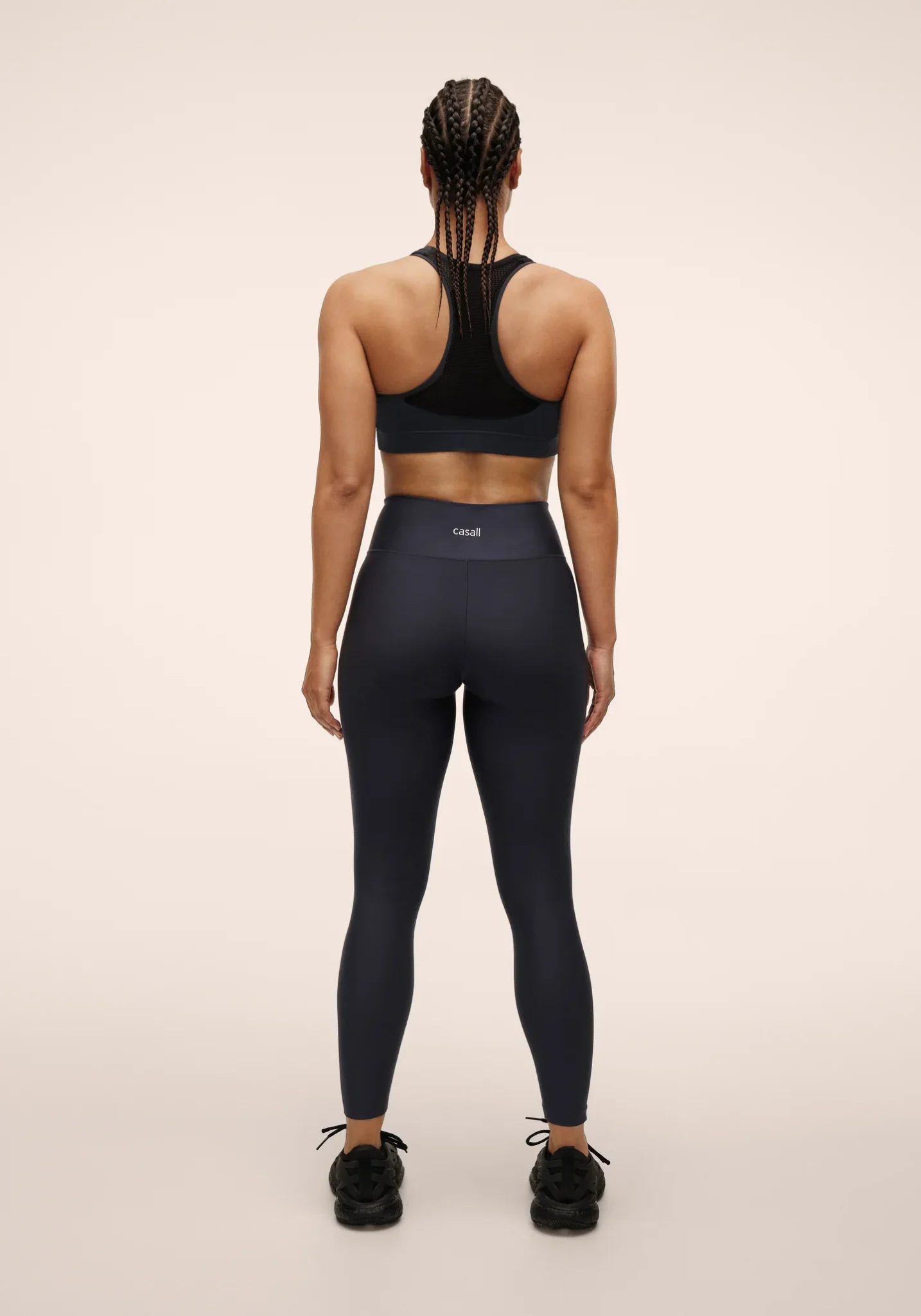 Casall Overlap High Waist Tights Core Blue - Image 2