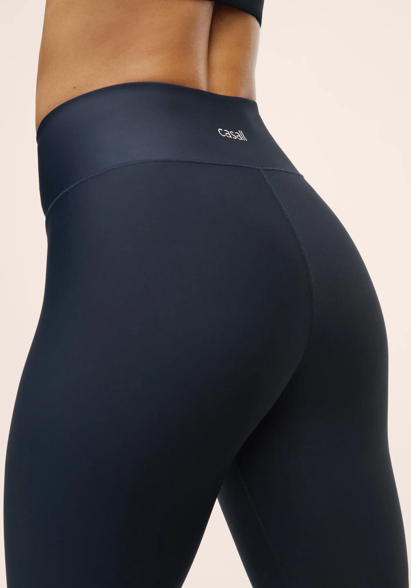 Casall Overlap High Waist Tights Core Blue - Image 3