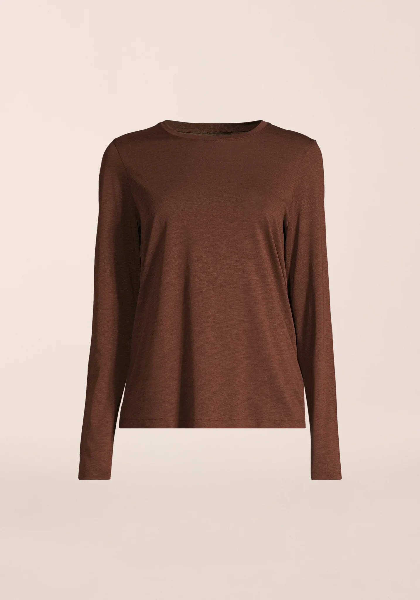 Casall Soft Texture Long Sleeve Dark Brown - Image 6