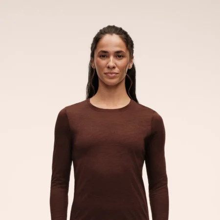 Casall Soft Texture Long Sleeve Dark Brown